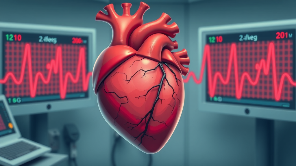 Medical illustration of increased heart rate from kratom use