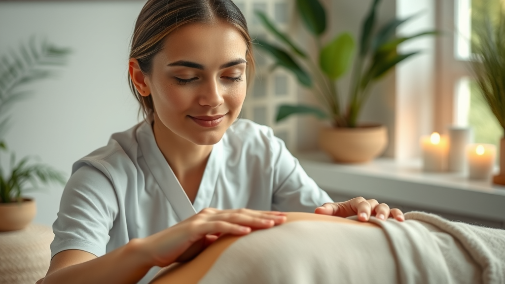 energy healing therapies serene holistic therapy scene practitioner working with client