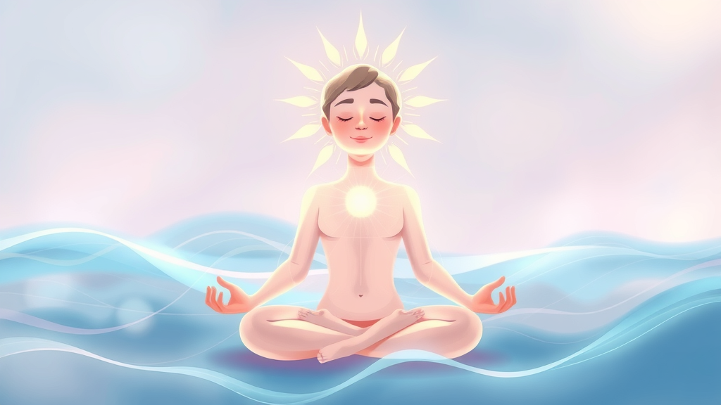 life force and energy flow glowing body aura peaceful meditating energy healing therapies
