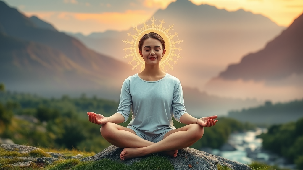 energy healing therapies mental clarity emotional well-being meditation peaceful glow