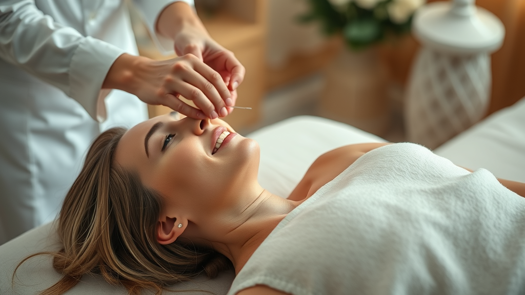 acupuncture central oregon practitioner demonstrating gua sha and herbal medicine preparation